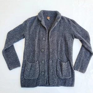 Tea Collection Girl's Navy Sweater Button-up Knit Cardigan - size 8/10 - Picture 1 of 3