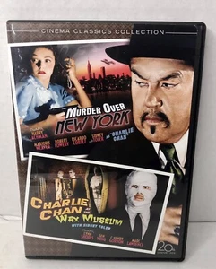 Cinema Classics Murder Over New York Charlie Chan At The Wax Museum DVD 2 Films - Picture 1 of 3