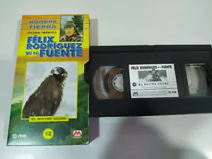 Felix Rodriguez de la Fuente el Buitre Negro - VHS El Hombre y la Tierra - Imagen 1 de 3