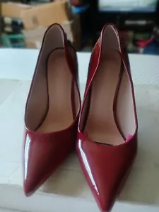 Scarpe decolte eleganti donna colore ROSSO a punta stiletto tacco alto misura 8 - Foto 1 di 6