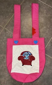 Vintage Blues Clues Pink Bag Purse Kids READ - Picture 1 of 4