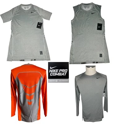 Nike Pro Combat Hypercool Men’s Long, Short Sleeve & Tank | Dri-FIT | All Sizes - Image 1 of 4