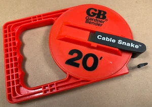 Great Gardner Bender GB 20’ Cable Snake Fish Tape Puller EFT-20P - free shipping - Picture 1 of 8