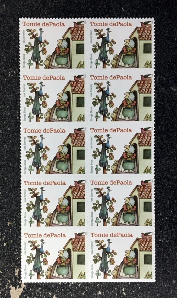 2023USA #5797 Forever Tomie dePaola - Block of 10 From Sheet  mint postage - Image 1 of 1