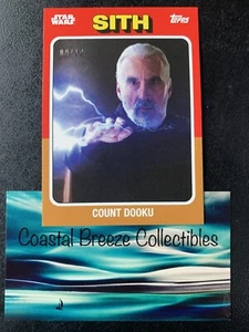 2024 TOPPS Throwback Thursday Star Wars #39 COUNT DOOKU Bronze Parallel 9/10 - Picture 1 of 3