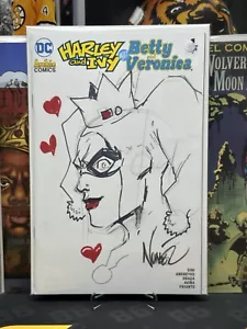Harley & Ivy Meet Betty & Veronica 1 firmato/disegnato da Eddie Nunez con certificato di autenticità. - Foto 1 di 2