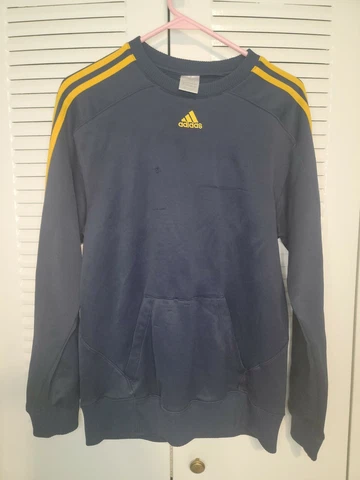 ADIDAS MLS LOS ANGELES GALAXY BECKHAM #23  BLUE SWEATSHIRT SIZE S Cover