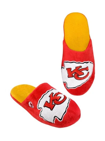 Forever Collectibles NFL Kansas City Chiefs Men's Slip On Slippers 9-10 Cover