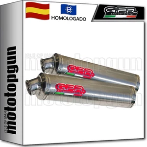 GPR 2 ESCAPE HOM ROUND ACERO DUCATI MONSTER S2R 2004 04 2005 05 2006 06 2007 07 - Imagen 1 de 3