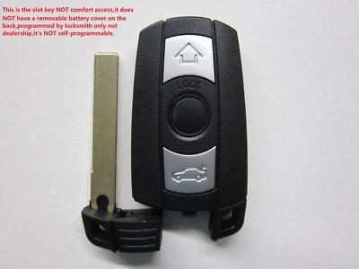 OEM BMW SMART KEY FOB KEYLESS REMOTE ALARM KR55WK49127 315Mhz UNLOCKED - Image 1 of 4
