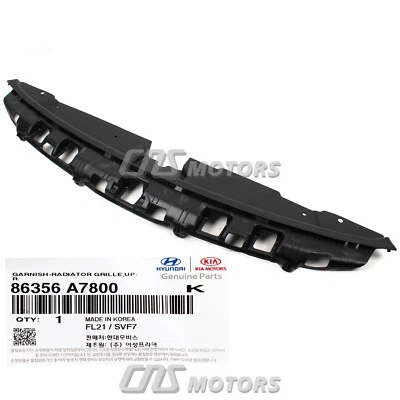 ✅GENUINE✅ Front Radiator Grille Upper Cover for 2017-2018 Kia Forte 86356A7800 - Image 1 of 4