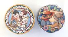 Lot of 2 New Mary Engelbreit "Pooch & Sweetheart" Mini Paper Trinket Boxes