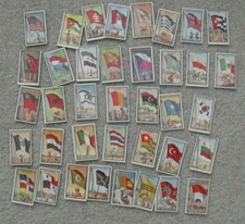 Lot of 40 1963 Topps Flags of the World Midgee Cards