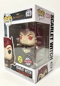 Funko Pop! Wandavision Scarlet Witch #823 Bobblehead Marvel Studios GID SE Excl! - Picture 1 of 8
