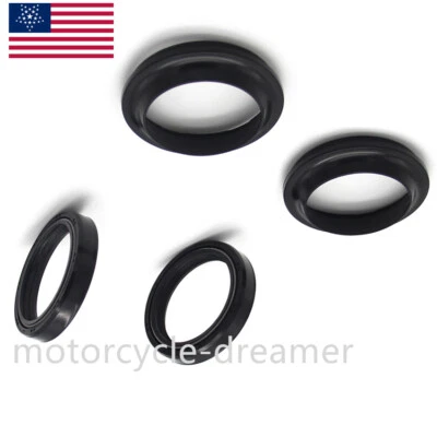 For Suzuki Fork Dust Wiper Seals Kit 51153-41G00 VZ1500 Intruder M1500 2009-2011 Foto 1 de 4