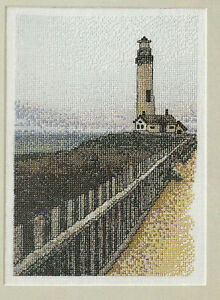 Pigeon Point Lighthouse Pescadero CA Cross Stitch Pattern Chart from a magazine