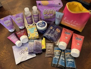 Perfectly Posh Lot ALL NEW & SEALED (Lot5) Down Dirty Jam Merlot Zipper Bag Gift - Picture 1 of 5