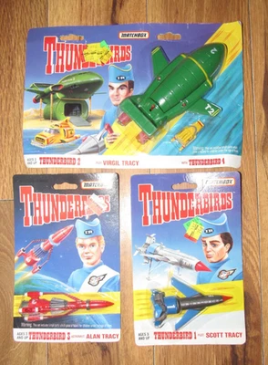 Lote De Colección Matchbox Thunderbirds 1 2 3 y 4 Tracy 1992 1993 Diecast NUEVO Foto 1 de 2