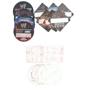Vintage 2000s WWE Backstage Pass Lot - RAW & Smackdown Wrestling NOS Unused - Picture 1 of 1