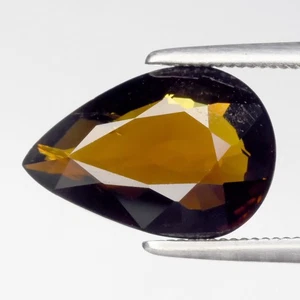 💎 2.98ct VS Pear Natural Greenish Yellow Tourmaline - Unheated, Tanzania Gem - Picture 1 of 4