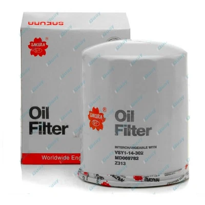 Engine Oil Filter for Mitsubishi Triton ML MN 2.5L Turbo Diesel 4D56Ti 2008~16 - image 1 of 2