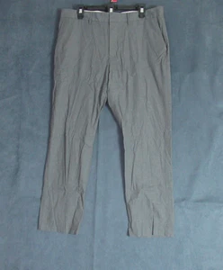 J Crew Herrenhose Größe 36 x 30 grau Thompson spitz zulaufend flache Hosen adrette Arbeit - Bild 1 von 10