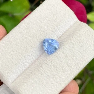 2,02 quilates zafiro azul natural sin calefacción triángulo corte gema de Sri Lanka - Imagen 1 de 5