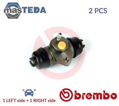 A 12 452 DRUM WHEEL BRAKE CYLINDER PAIR BREMBO 2PCS FOR VW LT 28-35 I,LT 40-55 I - Image 1 of 4