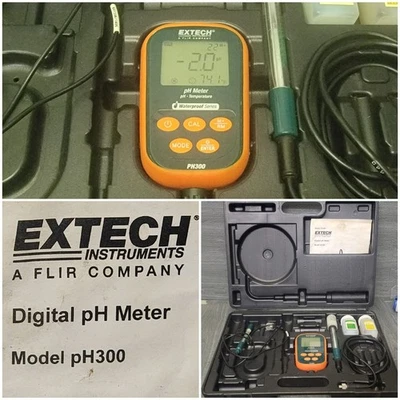 Kit de pH/temperatura Extech PH300 en estuche original Foto 1 de 4