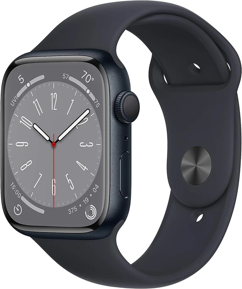 Apple Watch Series 8 - Aluminium - 45MM - Midnight Black - GPS - A2771 - Image 1 of 4