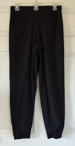 Athleta Brooklyn Lined Jogger Pants Black Women’s Size 6 Style 631612-00 GUC - Picture 1 of 7