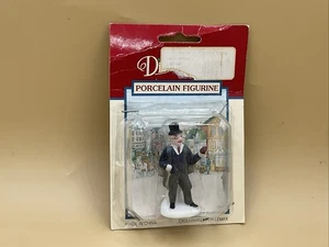 Lemax Porzellan Gentleman mit Monospec und einer Pfeife? 2 1/2" - Bild 1 von 3