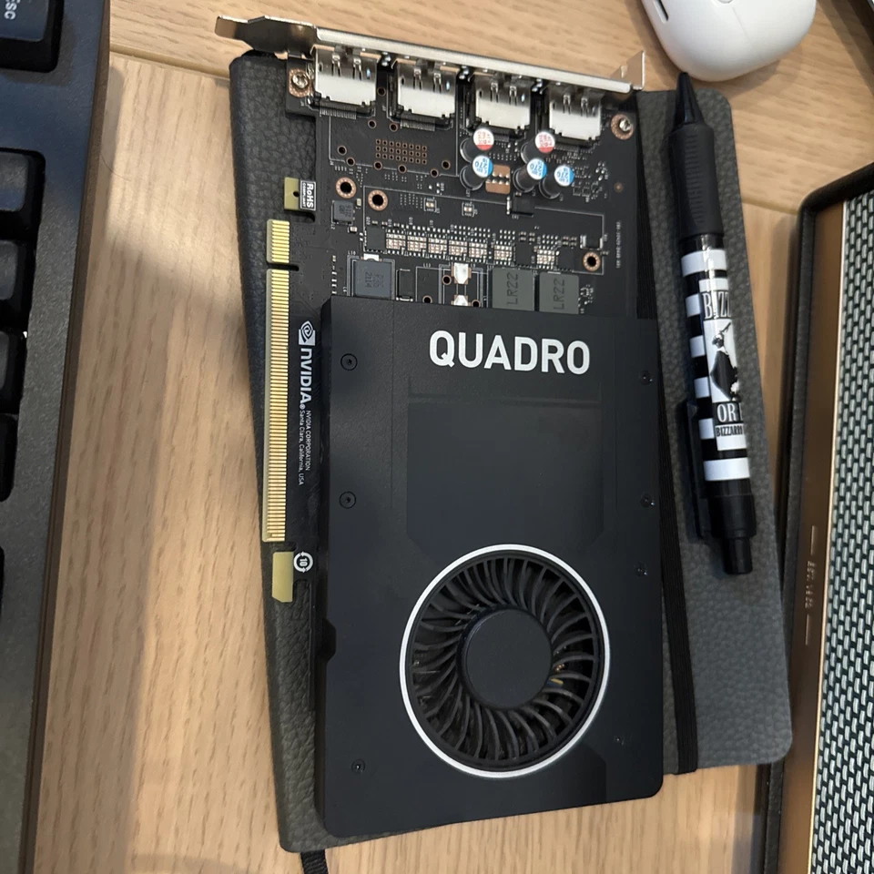 Dell NVIDIA Quadro P2200 5GB GDDR5X PCIe Graphics Card Dell P/N: 02G8WC Tested - Image 1 of 1