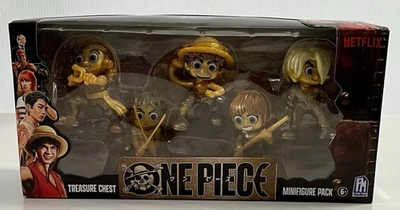 Juego de mini figuras doradas One Piece Treasure Chest serie 1 - 5pk NUEVO SELLADO Foto 1 de 4