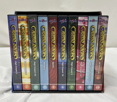 Digital Juice Jump Backs Virtual DVD Backgrounds Lot Set #1-10 DVDs With Cases - Image 1 of 4