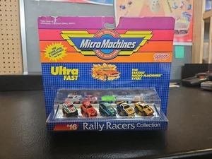 Micro Machines Ultra Fast Galoob 1988 #16 Rally Racers Ferrari RX-7 Renault 5 - Picture 1 of 9