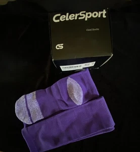 Celer Sport Socker Socken Damen Lila 2er Pack.  (Med 7-10) - Bild 1 von 8