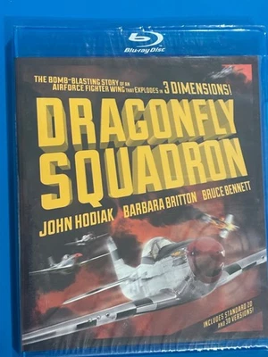 DRAGONFLY SQUADRON JOHN HODIAK 2D 3D  NEW/SEALED OLIVE FILM BLU RAY 1954 - Image 1 of 2