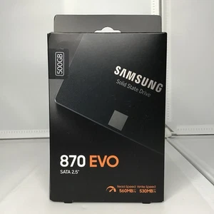 Samsung 870 EVO 500GB 2.5" SATA III Internal SSD (MZ-77E500B/AM) - Picture 1 of 7
