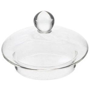 2 Pieces Teapot Lid Travel Glass Lids for Transparent Cover Replacement - Picture 1 of 12