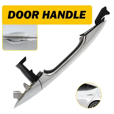 Manija exterior para puerta Hyundai Elantra LH Sedán 2011-14 plástico cromado Foto 1 de 4