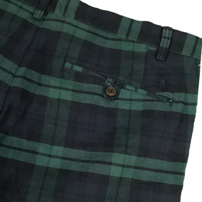 NEW Polo Ralph Lauren Black Watch Tartan Plaid Pants 34x34 Stretch Straight Fit - Image 1 of 4