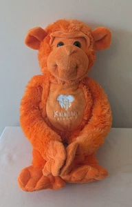Kalahari Resorts Wishpets Simple Orange Monkey Plush Stuffed Animal Toy 2017 - Picture 1 of 10