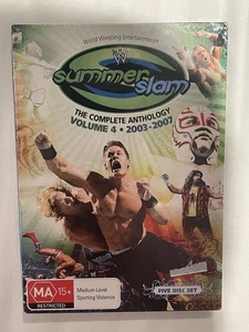 WWE SummerSlam Antología Completa Volumen 4 Gatefold Juego de 5 Discos (DVD, 2012) - Imagen 1 de 2