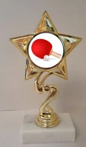 Table Tennis Trophy 7" Tall  AS LOW AS $3.99 each FREE SHIPPING T03N8 Pong - Picture 1 of 1