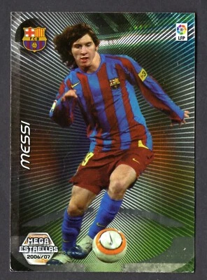 LIONEL MESSI #386 FC BARCELONA 2006-07 TARJETA MEGACRACKS PANINI SPORTS 06/07 ⚽ Foto 1 de 4