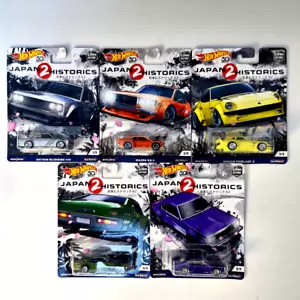 Hot Wheels 2018 Premium Car Culture Japan Historics 2 JDM JH2 * Complete Set * - Picture 1 of 7