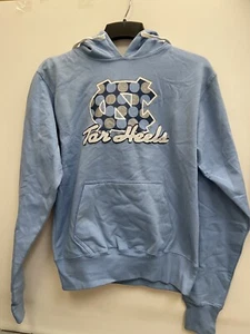 North Carolina Tar Heels NCAA Pressbox Penny Blue Pullover Hoodie Ladies Small - Picture 1 of 5