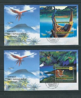 UN SC # NY 736, Geneva 324, Vienna 241 Rain Forest . FDC - Image 1 of 2