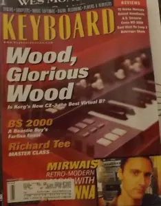 TASTATUR FEBRUAR 2001 KORG CX-3 MADONNA/MIRWAIS RICHARD TEE - Bild 1 von 1